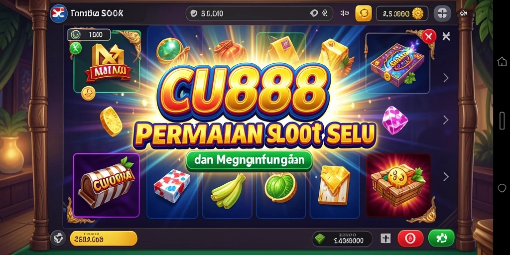Tampilan gameplay seru dan menarik dari CU888 slot.