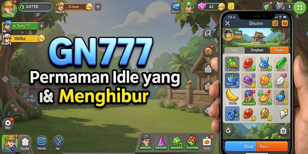Screenshot gameplay GN777 menampilkan karakter yang aktif dalam permainan Idle.