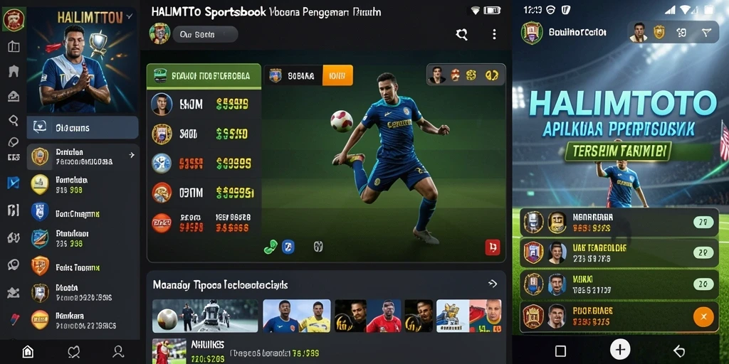 Tampilan gameplay HALIMTOTO yang menarik dalam taruhan olahraga.