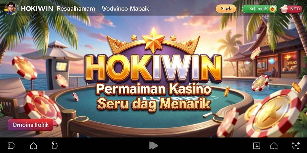 Tampilan gameplay HOKIWIN yang megah dan menarik.