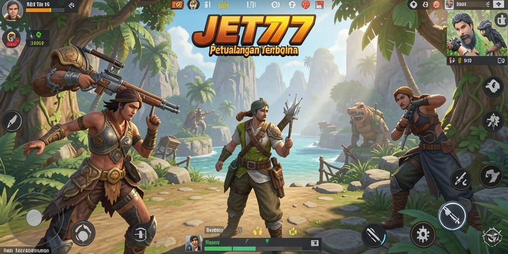 Gameplay seru di dunia terbuka JET77 dengan eksplorasi yang tak terbatas.