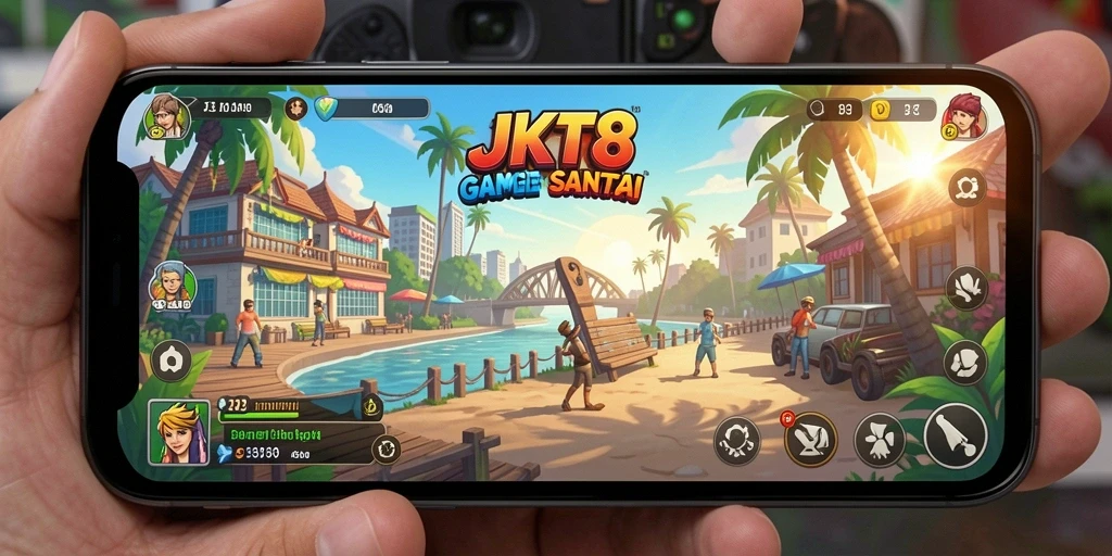 Screenshot menarik dari JKT8 menampilkan gameplay yang menghibur.