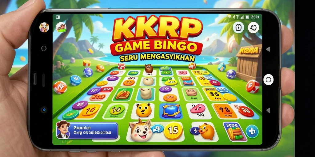 Tampilan gameplay seru dalam game Bingo KKRP yang menarik.
