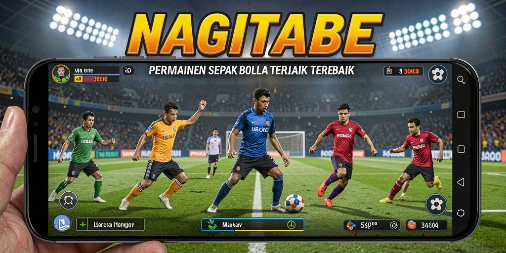 Tampilan gameplay <strong>NAGITABET</strong> yang menakjubkan dalam aksi sepak bola.