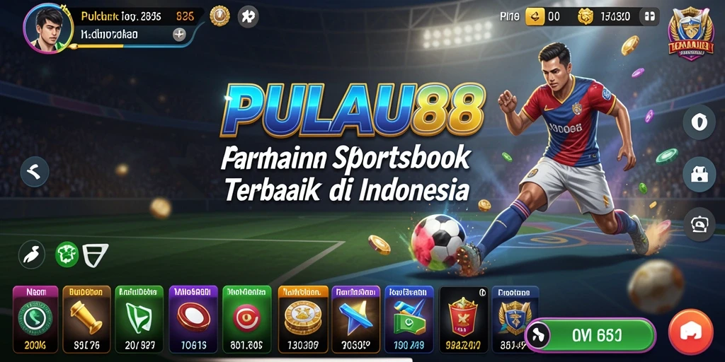 Tampilan menarik dan antarmuka pengguna yang intuitif di PULAU88.