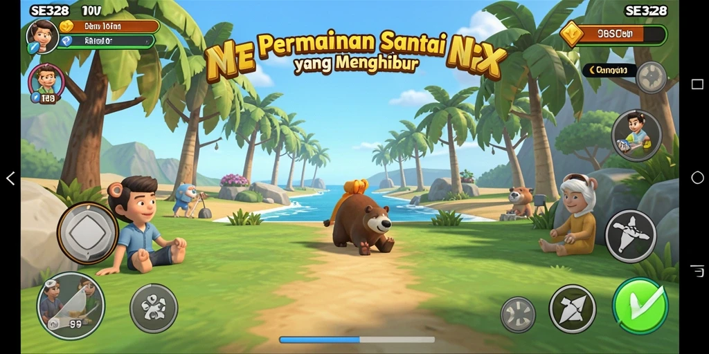Tangkapan layar SE328 menampilkan gameplay santai dan interaktif yang menyenangkan.