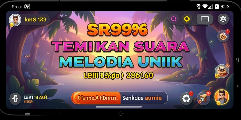 Gameplay menarik SR996 yang menampilkan alat musik dan interaksi pengguna.
