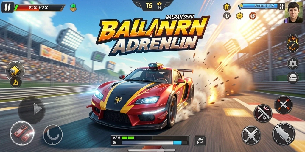 T6 menampilkan gameplay balapan yang menegangkan dan grafis yang memukau.