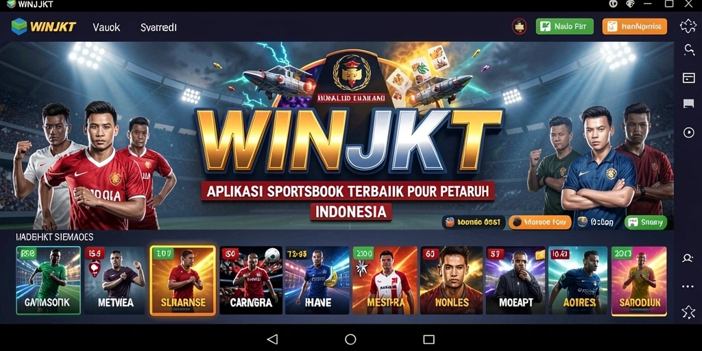 Tampilan gameplay Sportsbook di WINJKT yang menarik dan interaktif.