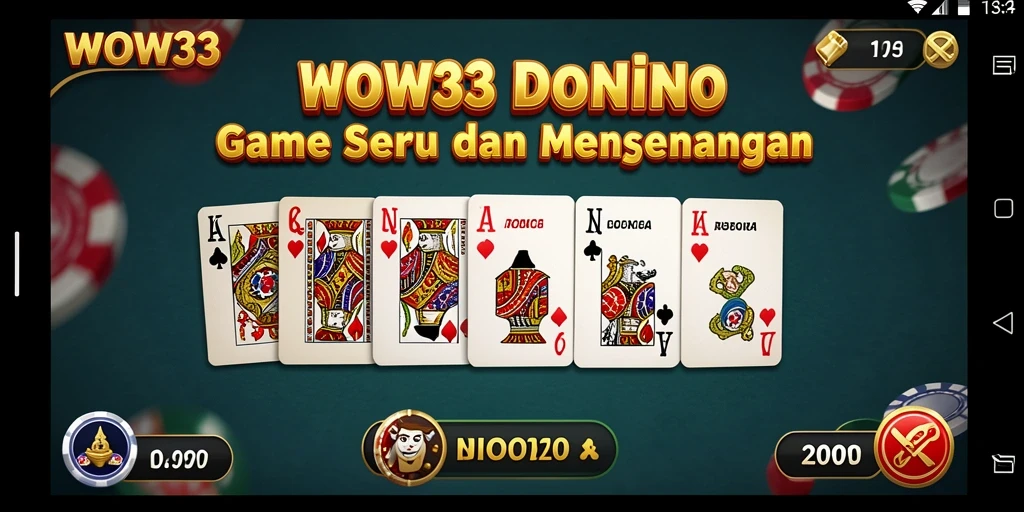 Tampilan gameplay WOW33 yang menarik dan interaktif.