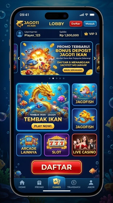 Tangkapan layar aplikasi jago11 yang menunjukkan katalog aplikasi.
